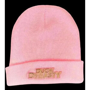 Duck Dynasty women's knit beanie hat toboggan one-size pink